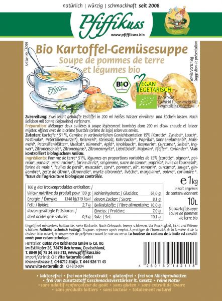 Bio Kartoffel-Gemüsesuppe 1 kg