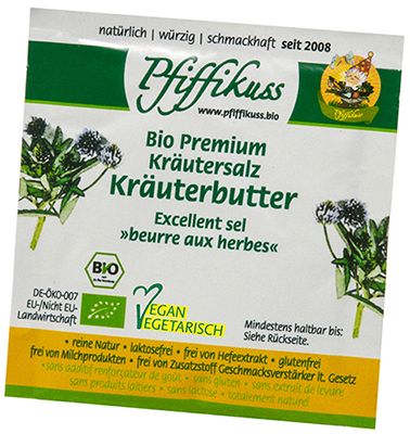 Kräuterbuttersalz Bio 7,5g Probebeutel