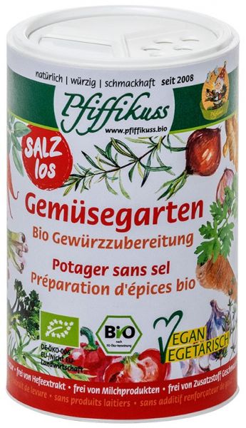 Bio Gewürzmischung Gemüsegarten ohne Salz 60g