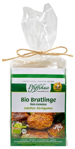 Reis-Gemüse-Bratling Bio 4er Pack