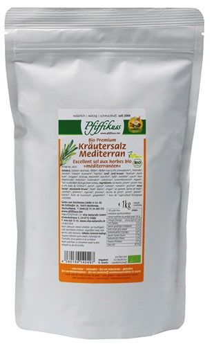 Kräutersalz Mediterran Bio 1 kg Endverbraucher